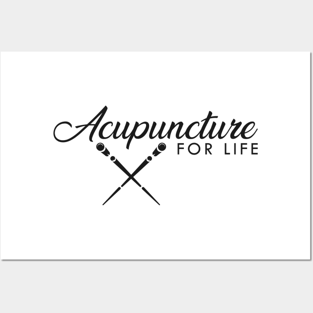 Acupuncture for life Wall Art by KC Happy Shop